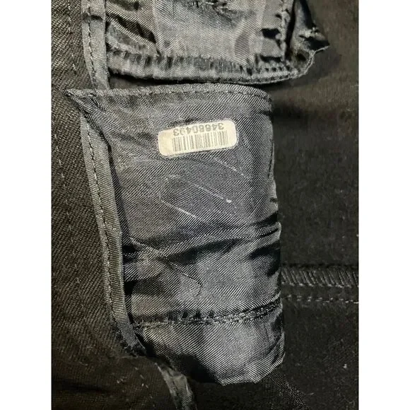 Talbots Petites Black Straight Leg Dress Pants Size 10P Zip Pockets Career - Picture 2 of 6